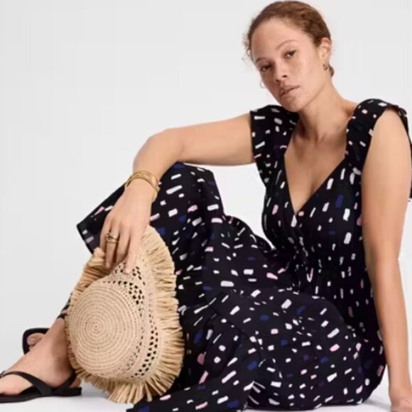 kate spade Painterly Strokes Flutter Sleeve Dress NWT - Picture 4 of 7